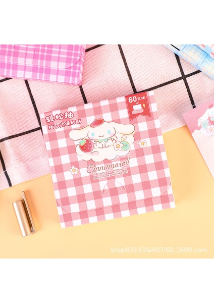 MXBQ08-CN-A Sanrio Cinnamoroll Kendinden Yapışkanlı Noteso Not Karikatür Not Kağıdı Sevimli Öğrenci Çıkarılabilir Not Defteri Yapışkan Notlar Not Yapıştırılabilir (Yurt Dışından)