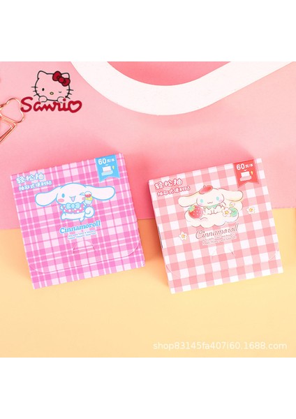 MXBQ08-CN-A Sanrio Cinnamoroll Kendinden Yapışkanlı Noteso Not Karikatür Not Kağıdı Sevimli Öğrenci Çıkarılabilir Not Defteri Yapışkan Notlar Not Yapıştırılabilir (Yurt Dışından)