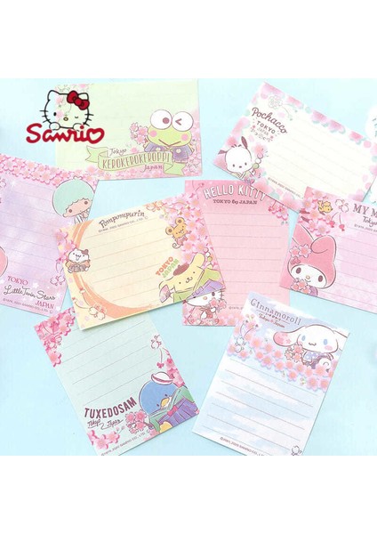 Serin Penguenler (70) Sanrio Japon Kiraz Çiçeği Sezon Mini Not Defteri Sevimli Karikatür Taşınabilir Cüzdan Notu Dıy El Hesabı Kolaj Dekorasyon (Yurt Dışından)