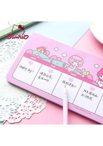 Melodi (50) Sanrio Kore Karikatür Sevimli Şerit Not Defteri 50 Parça Masaüstü Haftalık Plan Notları Mesaj Sevimli Öğrenci Yapışkan Olmayan Kağıt (Yurt Dışından) indirimleri