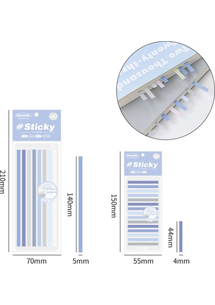 A1 160/300 Sayfa Ince Dizin Çıkartma Seti Pet Etiket Kitabı Nokta Işaretleyici Mesaj Sayfaları Için Yapışkan Notlar Dizin Sınıflandırma Hatırlatmalar (Yurt Dışından) indirimleri