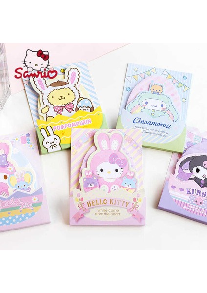 Kitty Sos Sanrio Japon Karikatür Tavşan Kulakları Paskalya Yumurtası Kombinasyonu Yapışkan Notlar Dıy El Hesabı Notları Sol N Kez Gönderi Yapışkan Not (Yurt Dışından) modelleri