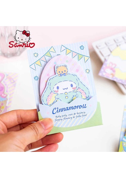 Kitty Sos Sanrio Japon Karikatür Tavşan Kulakları Paskalya Yumurtası Kombinasyonu Yapışkan Notlar Dıy El Hesabı Notları Sol N Kez Gönderi Yapışkan Not (Yurt Dışından) fırsatları