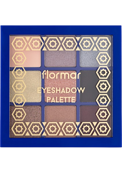 Glamour Eyes Mat Bitişli-Işıltılı 9'lu Göz Farı Paleti