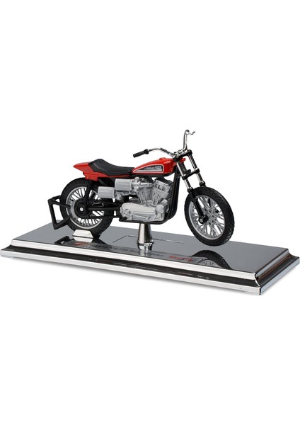 Harley Davidson XR750 Turuncu/siyah 1:18 Model Motosiklet