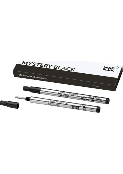 2 Roller Kalem Yedeği Legrand Medium Mystery Black 128225