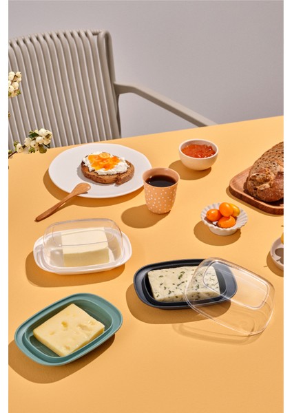 3lü Şeffaf Kapaklı Kahvaltılık Saklama Kabı Beyaz modelleri