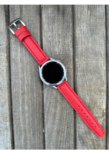 20MM Samsung Galaxy Watch 3 4 5 6 Pro Classic Italyan Derisi Akıllı Saat Kordonu