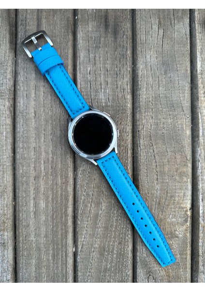 22MM Samsung Galaxy Watch 3 4 5 6 Pro Classic Italyan Derisi Akıllı Saat Kordonu