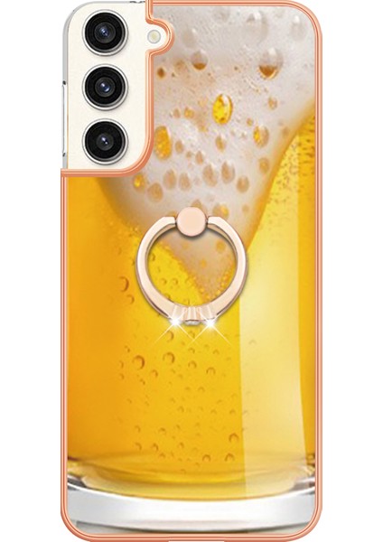 Samsung Galaxy S23+ Telefon Tpu Kılıfı Elektrokaplama Kickstand Cover (Yurt Dışından) fiyatları