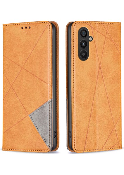 Samsung Galaxy A25 5g Kart Tutucu Mobil Kılıf Baskılı Çizgi Deri Stand Telefon Kapağı (Yurt Dışından)