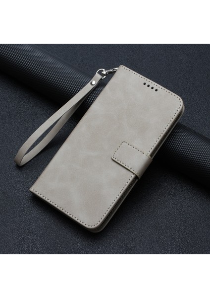 Samsung Galaxy A54 5g Anti-Çizelge Pu Deri Deri Cüzdan Folio Kapak Standı Dokulu Telefon Kılıfı (Yurt Dışından)