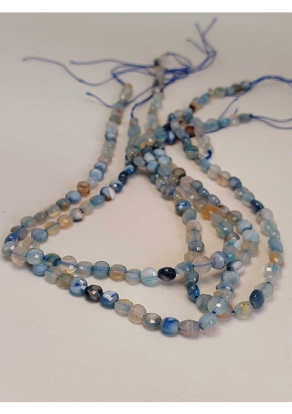 Akik Taşı Yassı Faset Kesim Dizi 6X4MM (42820) modelleri