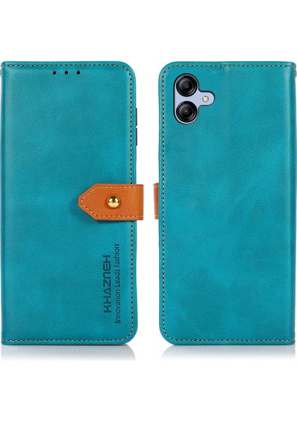 Samsung Galaxy A05 4g Case Cowhide Doku Pu Deri Stand Cüzdan Telefon Kapağı (Yurt Dışından)
