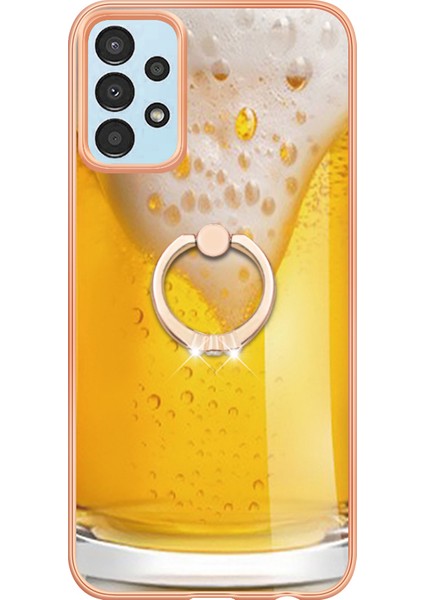 Samsung Galaxy A32 5g / M32 5g Tpu Telefon Kılıfı Elektrokap Kickstand Cover (Yurt Dışından)