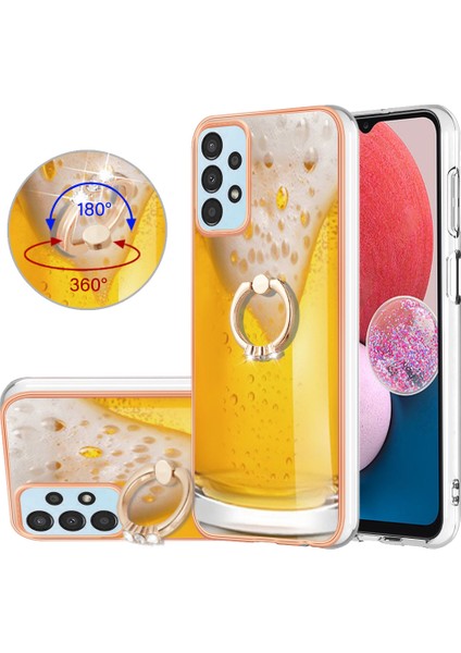 Samsung Galaxy A32 5g / M32 5g Tpu Telefon Kılıfı Elektrokap Kickstand Cover (Yurt Dışından)