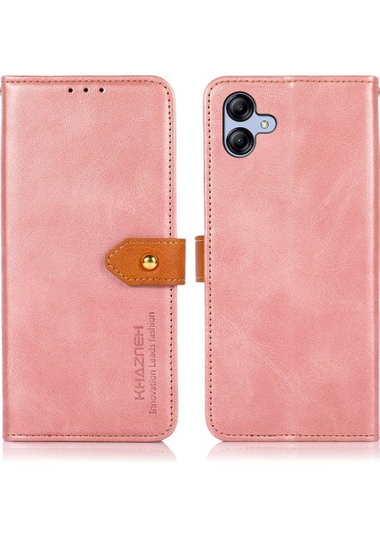 Samsung Galaxy A05 4g Case Cowhide Doku Pu Deri Stand Cüzdan Telefon Kapağı (Yurt Dışından)