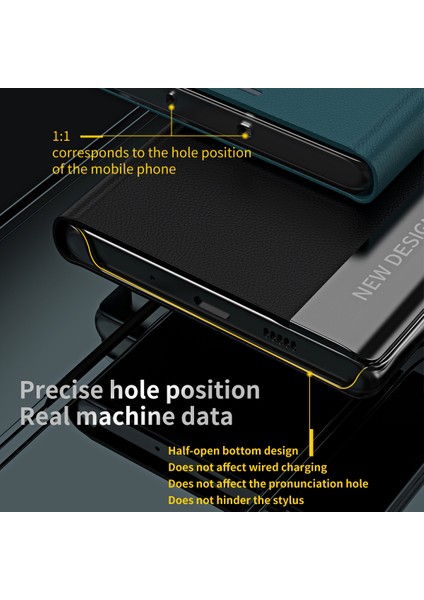 Samsung Galaxy M34 5g / F34 5g Pu Pu Deri Elektraplatma Stand Kapağı (Yurt Dışından)