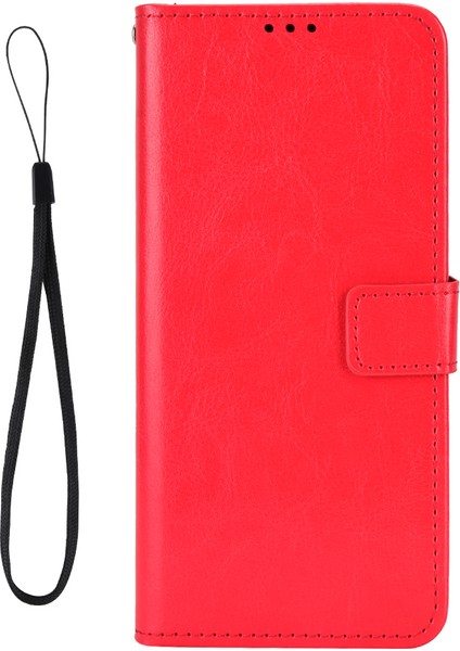 Samsung Galaxy A05 4g Case Çılgın At Dokusu Deri Cüzdan Stand Telefon Kapağı (Yurt Dışından)