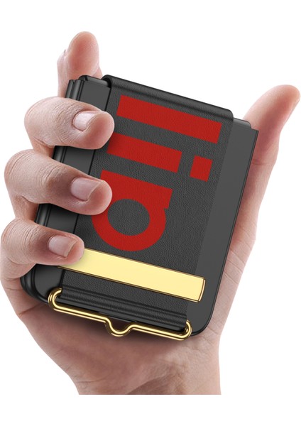 Samsung Galaxy Z Flip5 5g Pc Ultra-Ince Kılıf Band Band Kickstand Telefon Kapağı (Yurt Dışından) fırsatları