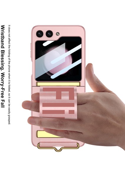 Samsung Galaxy Z Flip5 5g Pc Ultra-Ince Kılıf Band Band Kickstand Telefon Kapağı (Yurt Dışından) indirimleri
