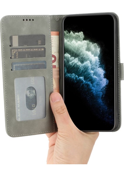 Samsung Galaxy A34 5g Pu Deri Telefon Kapağı Dokulu Cüzdan Stand Telefon Kılıfı (Yurt Dışından)
