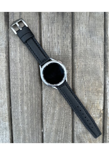 22MM Samsung Galaxy Watch 3 4 5 6 Pro Classic Italyan Derisi Akıllı Saat Kordonu