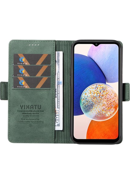 Samsung Galaxy A14 5g Cep Telefonu Kapağı Pu Deri Cüzdan Stand Cilt Touch Telefon Kılıfı (Yurt Dışından) fiyatları