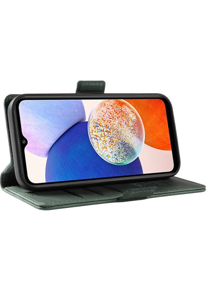 Samsung Galaxy A14 5g Cep Telefonu Kapağı Pu Deri Cüzdan Stand Cilt Touch Telefon Kılıfı (Yurt Dışından) modelleri