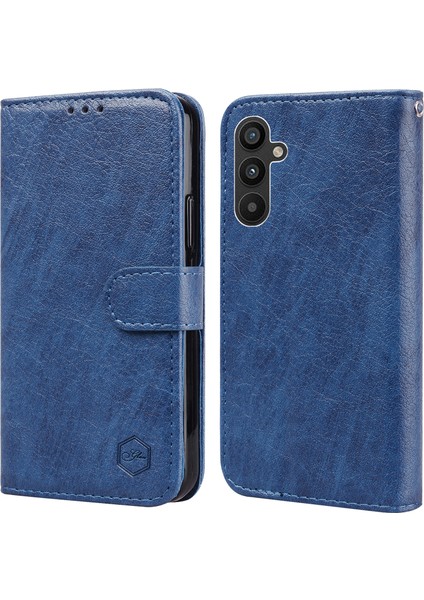 Samsung Galaxy A25 5g Düz Renkli Pu Deri Cüzdan Kılıfı Tamamen Sarılmış Cep Telefonu Standı Kapağı (Yurt Dışından)