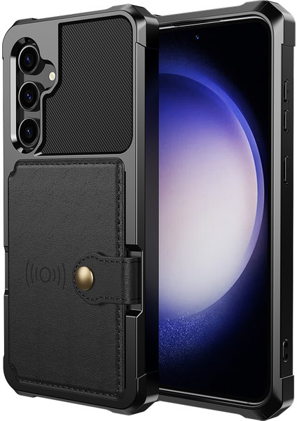 Samsung Galaxy S23 Fe Kart Tutucu Kickstand Telefon Kılıfı Pu Deri Kaplamalı Tpu Arka Kapak (Yurt Dışından) fiyatları