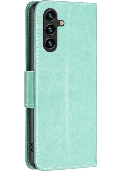 Samsung Galaxy A15 4g Case Butterfly Baskılı Pu Deri Cüzdan Kapağı (Yurt Dışından)