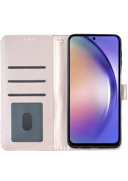Samsung Galaxy A05 4g Işıltılı Pu Deri Cüzdan Telefon Kasası Şok Geçirmez Flip Stant Kapağı (Yurt Dışından) fiyatları