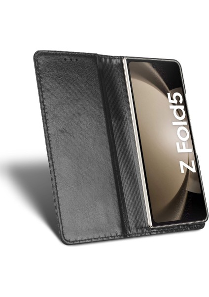 Samsung Galaxy Z Fold5 5g Pu Deri Stand Kılıfı Pen Tutucu ile Basılı Cüzdan Telefon Kılıfı (Yurt Dışından) fırsatları