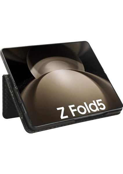 Samsung Galaxy Z Fold5 5g Pu Deri Stand Kılıfı Pen Tutucu ile Basılı Cüzdan Telefon Kılıfı (Yurt Dışından) indirimleri