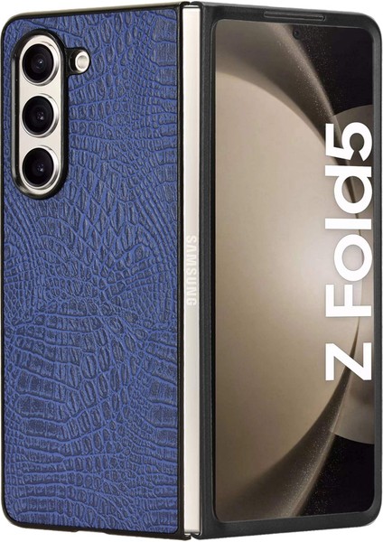 Samsung Galaxy Z Fold5 5g Cep Telefonu Kapağı Timsah Doku Pu Derisi+Pc Telefon Kılıfı (Yurt Dışından) modelleri