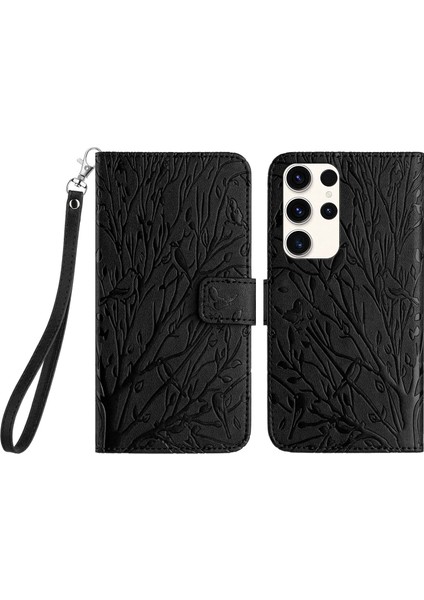 Samsung Galaxy S22 Ultra 5g Kasa Cüzdanı Pu Deri Telefon Kapağı Stand (Yurt Dışından)