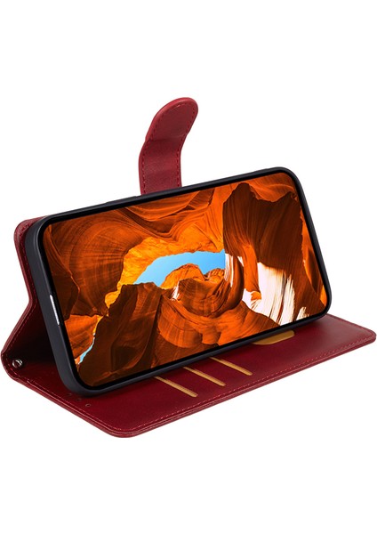 Samsung Galaxy Xcover 5 Manyetik Toka Deri Kapak Buzağı Doku Cüzdan Stand Telefon Kılıfı (Yurt Dışından) indirimleri