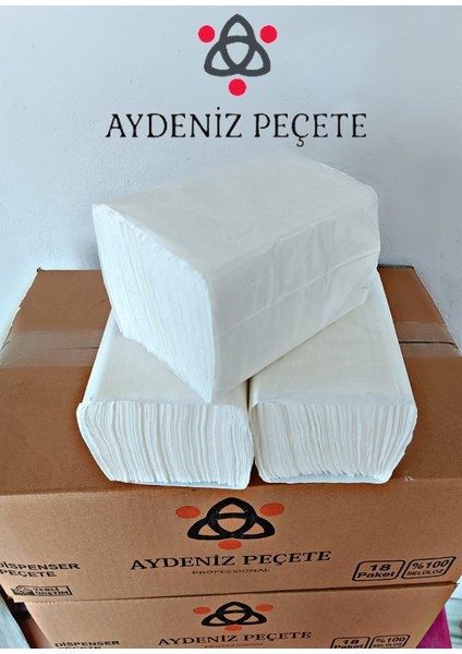 Aydeniz Peçete Masaüstü Dispenser Peçete 18 Pkt 150 Li 2700 Ad. Dikkat Z Kat Havlu Peçete Değildir