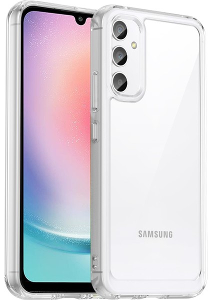 Samsung Galaxy A24 4g Temiz Telefon Kılıfı Tpu+Akrilik Akıllı Telefon Kapağı (Yurt Dışından)