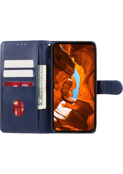 Samsung Galaxy Xcover 5 Manyetik Toka Deri Kapak Buzağı Doku Cüzdan Stand Telefon Kılıfı (Yurt Dışından) fırsatları