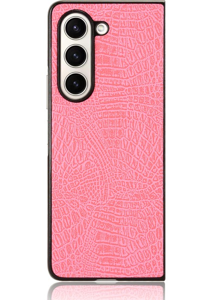 Samsung Galaxy Z Fold5 5g Cep Telefonu Kapağı Timsah Doku Pu Derisi+Pc Telefon Kılıfı (Yurt Dışından) fiyatları