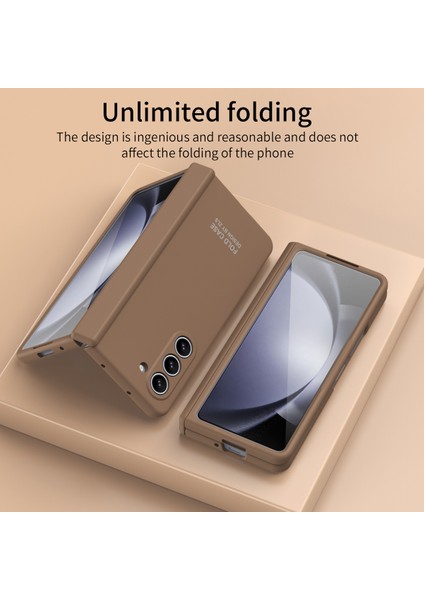 Samsung Galaxy Z Fold5 5g Case Anti-Drop Sert Pc Telefon Kapağı (Yurt Dışından)