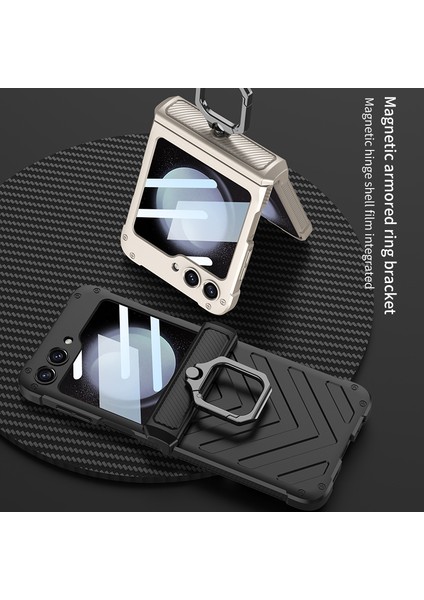 Samsung Galaxy Z Flip5 5g Case Metal Hook Kickstand Pc Telefon Kapağı (Yurt Dışından) modelleri