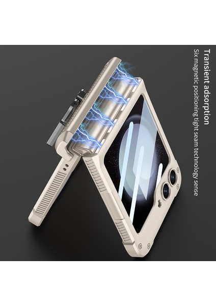 Samsung Galaxy Z Flip5 5g Case Metal Hook Kickstand Pc Telefon Kapağı (Yurt Dışından) fırsatları