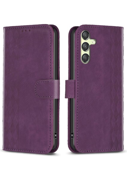 Samsung Galaxy A25 5g Pu Deri Telefon Kılıf Cep Telefonu Kapak Stand Cüzdan (Yurt Dışından)