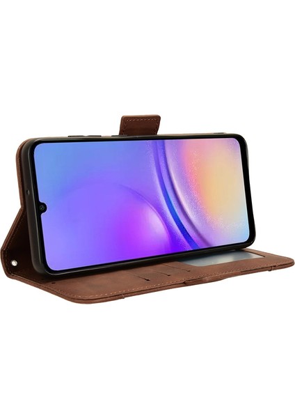 Samsung Galaxy A05 4g Deri Kılıf Flip Stand Telefon Kapağı Birden Fazla Kart Yuvası (Yurt Dışından)