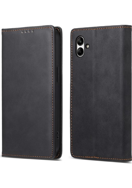 Samsung Galaxy A05 4g Case Pu Pu Deri Akıllı Telefon Stand Kabuk Cüzdan (Yurt Dışından)