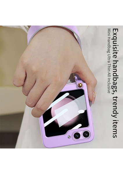 Samsung Galaxy Z Flip5 5g El Strap Pc Telefon Kılıfı Ultra Ince Koruyucu Telefon Kapağı (Yurt Dışından) indirimleri