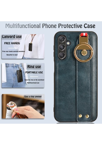 Samsung Galaxy M34 5g / F34 5g Telefon Kılıfı Bilgisayar Kickstand Bote Açıcı Deri+Pc+Tpu Kapak (Yurt Dışından) indirimleri